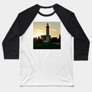 Golden sky in Saint-Mathieu Baseball T-Shirt